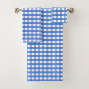 En vichy bleu et blanc