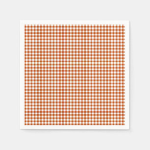 en vichy-récolte de serviettes en papier orange