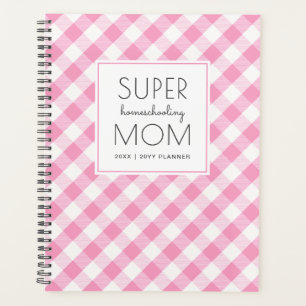 en vichy rose et blanc Super Homeschool Maman