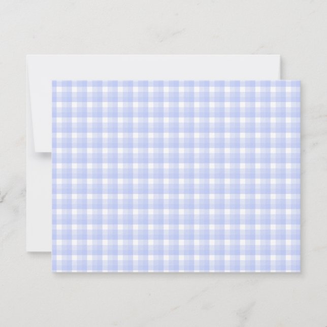 en vichy vérifier le motif. Bleu clair et blanc. (Devant)