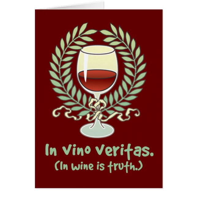 En vin est la vérité (Devant)