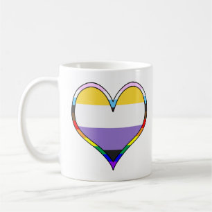 Enby Pride Coeur Mug