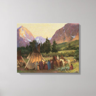 Encampement Montana 1902 Toile embouteillée