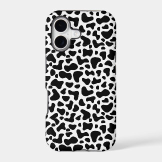 Encart blanc noir de vache