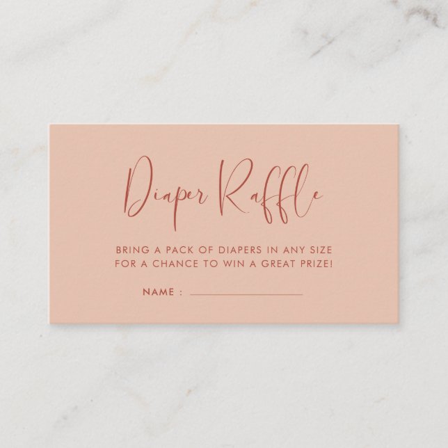 Encart élégant et moderne pour le tirage au sort d (Devant)