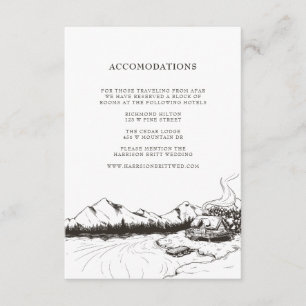 Encart pour l'hébergement de l'hôtel de montagne r