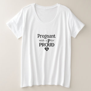 Enceinte nouvelle fière mère typographie cadeau po