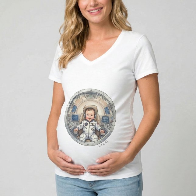 enceinte - T-Shirt Pilote de Bébé (Créateur téléchargé)