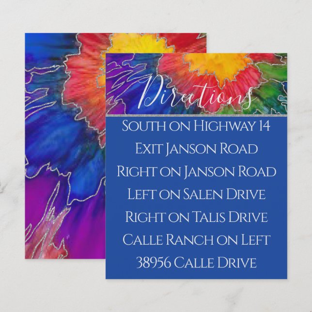 Enceintes couleur Bat mitzvah à barres BM/directio (Devant / Derrière)