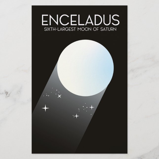 Encelade Space Art. (Devant)