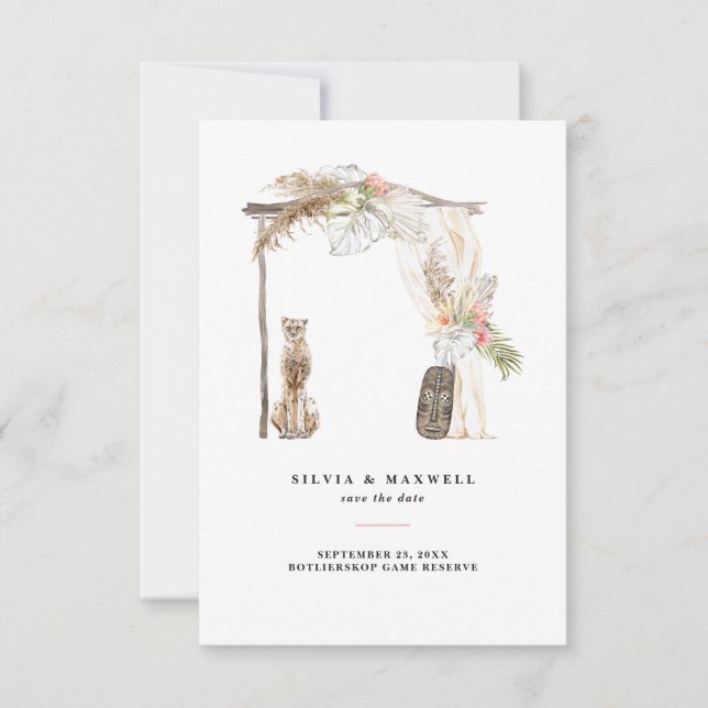 Enchanted African Safari Wedding Enregistrer la da (Devant)