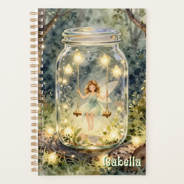 Enchanted Fairy in a Jar in a Magical Forest (Devant)