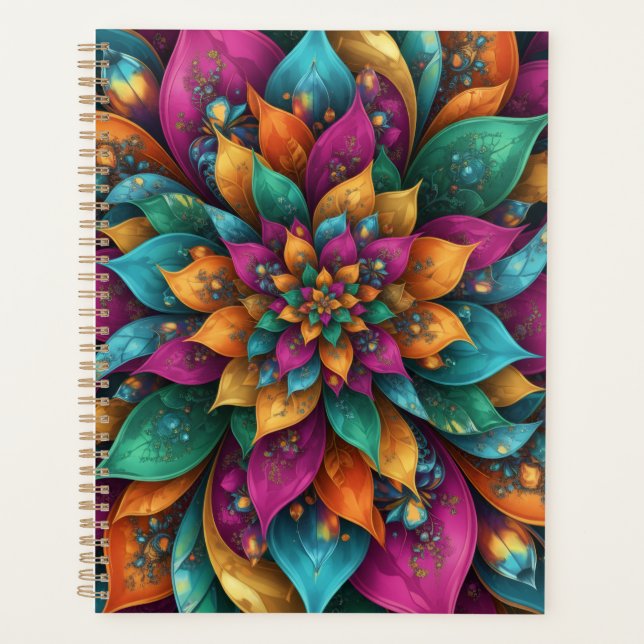 Enchanted Flora Gold Watercolor Botanical  (Devant)