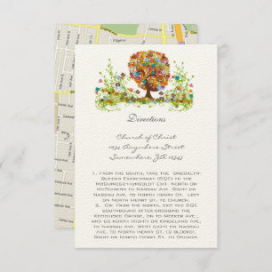 Enchanted Forest Side Branch Wedding Invitations