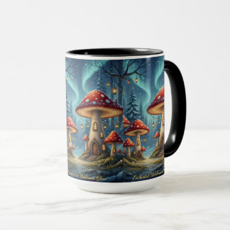  Enchanted Mushroom Glow Mug – Magical Fairy Fores