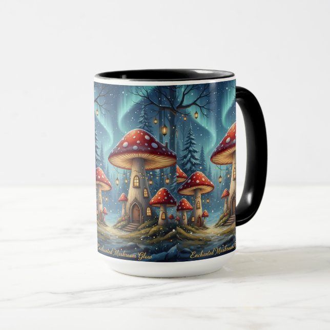  Enchanted Mushroom Glow Mug – Magical Fairy Fores (Devant droit)
