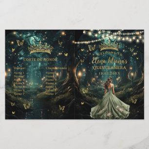 Enchantée Forest Sage Green Starry Night Programme