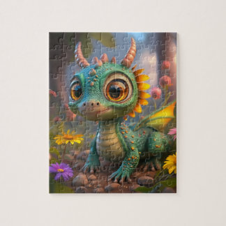 Enchanter Dragon Garden Puzzle 110 pièces pour enf