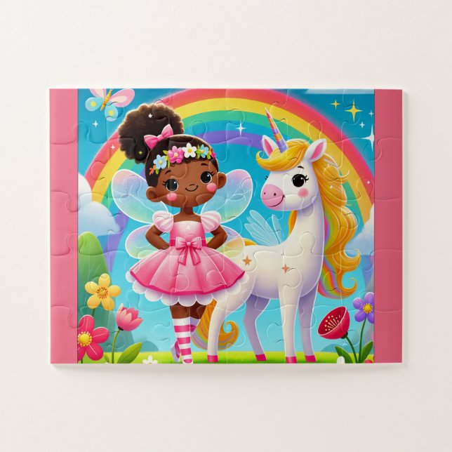 ENCHANTER "FAIRY & UNICORN" JIGSAW PUZZLE (Horizontal)