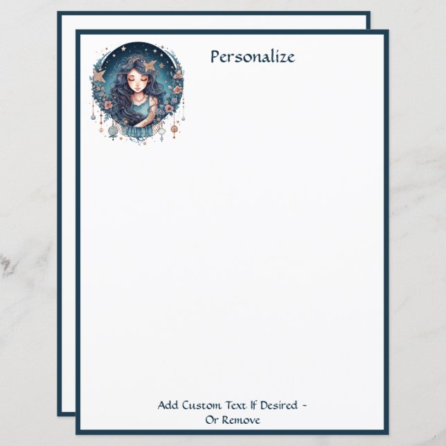 Enchanter Goddess Boho Élégant Chic Personnalisé (Devant / Derrière)