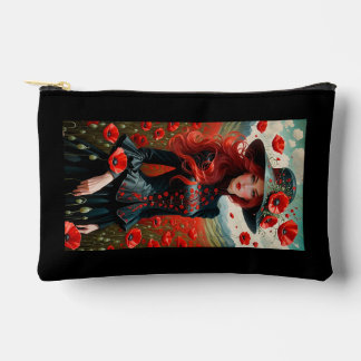 "Enchanter la déesse du pavot - Élégant sac cosmét