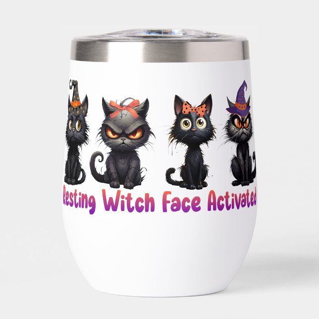 Enchanter le groupe de chats d'Halloween (Avant)