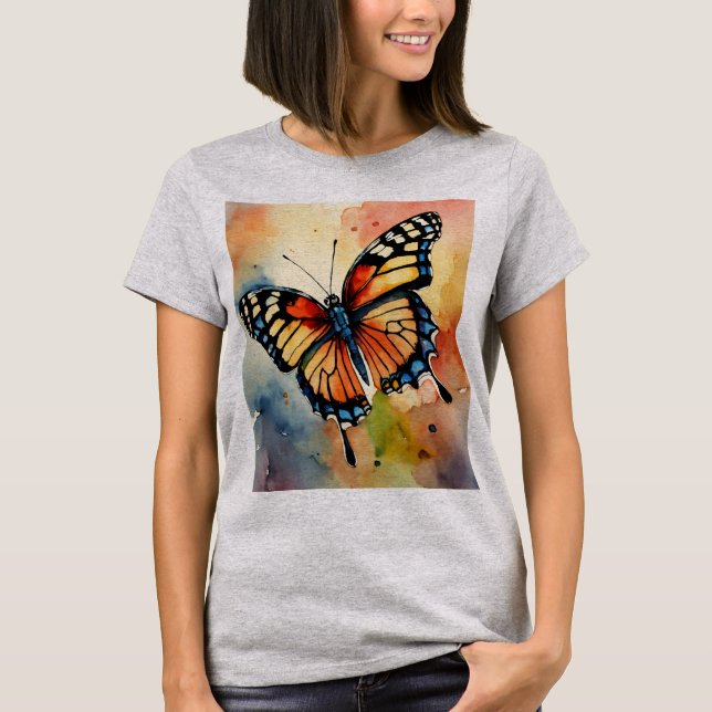 Enchanter le T-shirt de rêve papillon" (Devant)