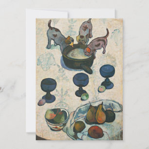 Encore la vie avec trois chiots   Paul Gauguin