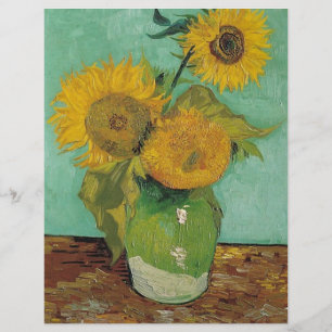 Encore la vie - Vase avec trois tournesols, Van Go