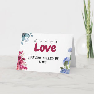 Encouragement de l'amour Cartes de cancer du patie