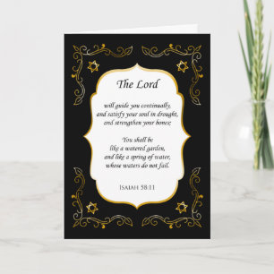 Encouragement florissant Bible Verse Carte de symp