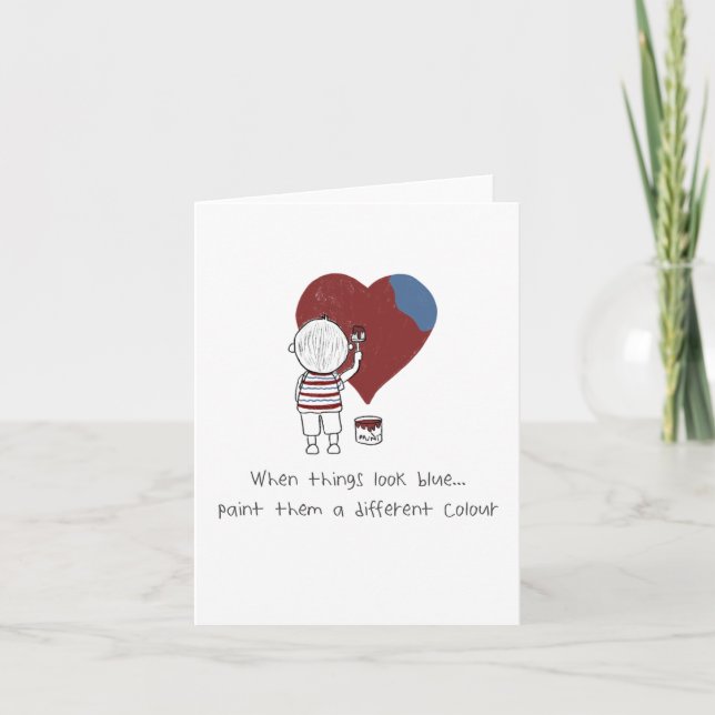 Encouragement juste parce que mignonne carte de vo (Devant)