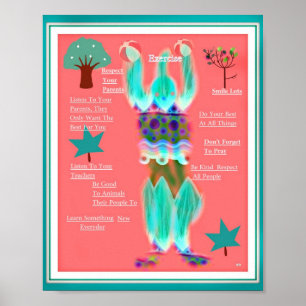 ENCOURAGEMENT POUR LES ENFANTS. Affiche