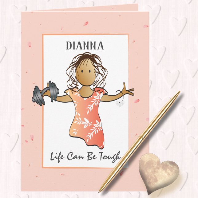 Encouragement Soutien Carte de résistance pour ell (Créateur téléchargé)