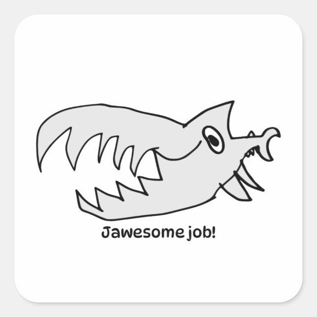 Encouragement Sticker for Kids - Shark (Devant)
