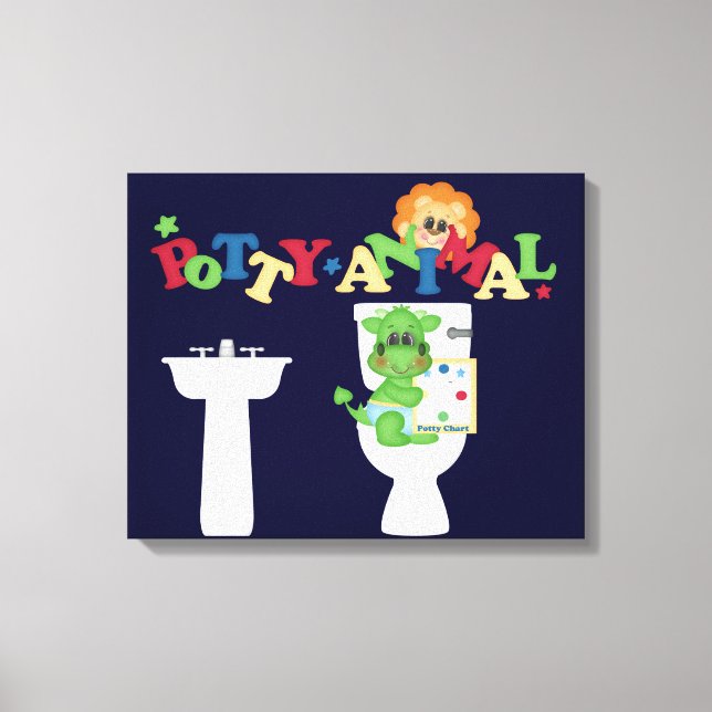 Encourager La Formation Potty Toile Enveloppée (Recto)