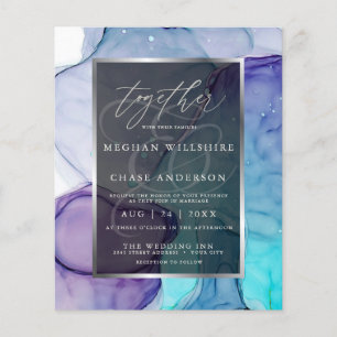 Encre Abstraite Liquide Violet Aqua superbe 2