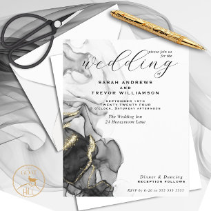 Encre d'alcool noir pour Mariage budgétaire Onyx