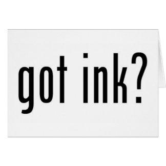 encre obtenue ?