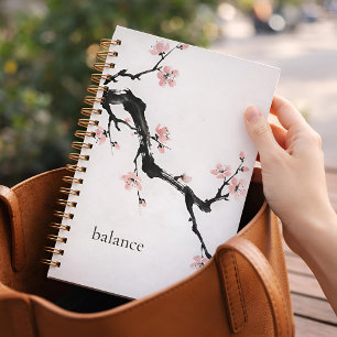 Encre Sumi-E Fleur de Cerisier Pleine Conscien