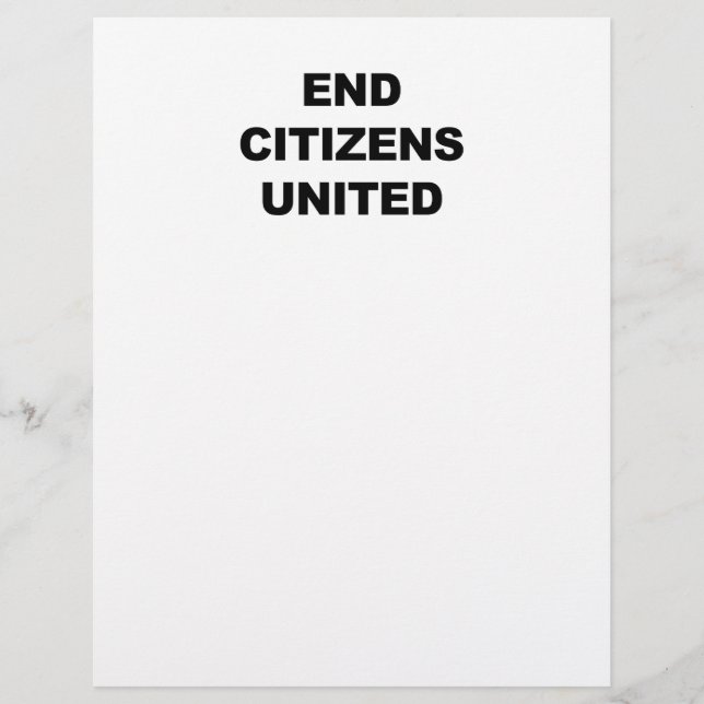 End Citizens United (Devant)