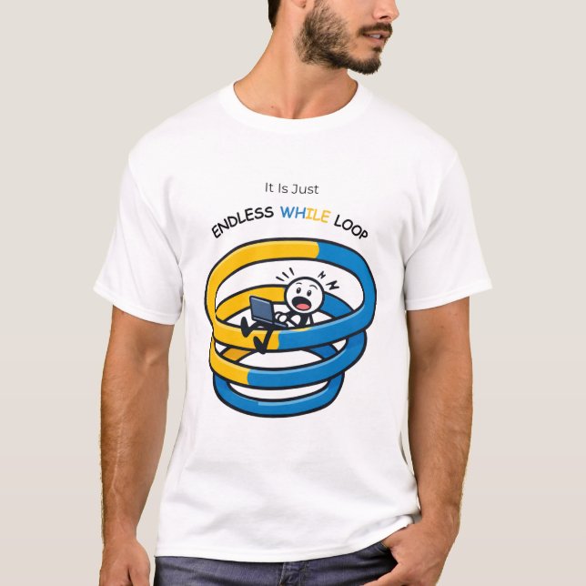 Endless Loop Aware Python Developer | T-shirt (Devant)