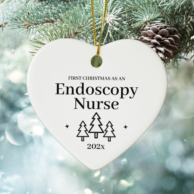 Endoscopie Infirmière première ornement de Noël (Endoscopy Nurse First Christmas Ornament
)