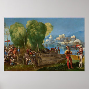 Enée et Achates - Dosso Dossi Affiche d'art fin