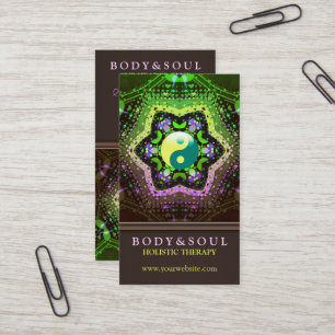 Énergie cardiaque YinYang Cartes de visite du nouv