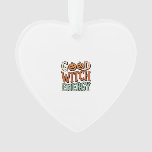 Énergie de bonne sorcière Design vectoriel Hallowe (devant)