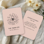 Énergie Reiki Spirituelle Carte de visite<br><div class="desc">Le 3e oeil. Illustration d'un oeil entouré d'un Trick et de rayons. Parfait pour les spécialistes spécialisés dans l'énergie, tels que les praticiens de Reiki, les thérapeutes de massage, les guérisseurs mentaux, les auraréens, les shamans, les magiciens et d'autres spécialisations. Rédige ton produit en quelques minutes en ajoutant tes données....</div>