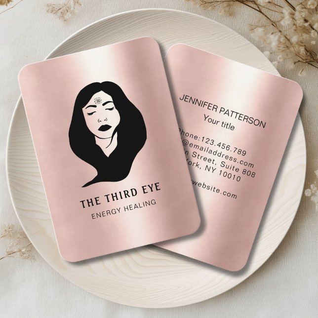 Énergie Reiki Spirituelle Carte de visite (Energie Heiler Reiki Spiritual Business Card)