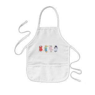 Enfant 4 CHATS EN PYJAMA tablier pour enfants