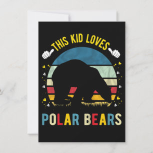 Enfant Aime Les Ours Polaires Garçons Et Filles Am